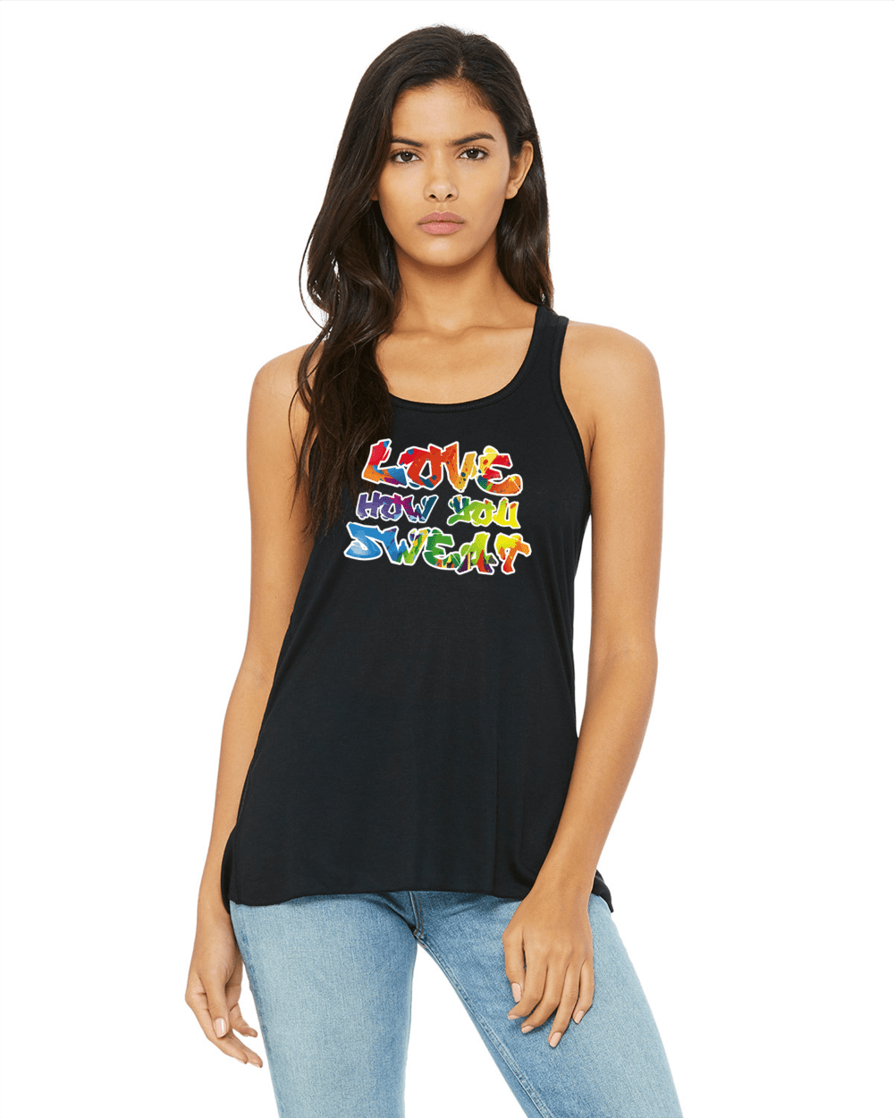 Flowy Tank - Love How You Sweat - Image 3
