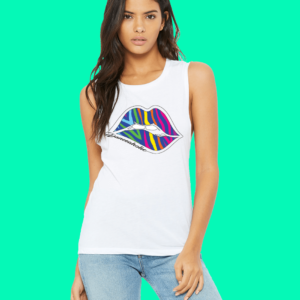Muscle Tank - Danceaholic Lips